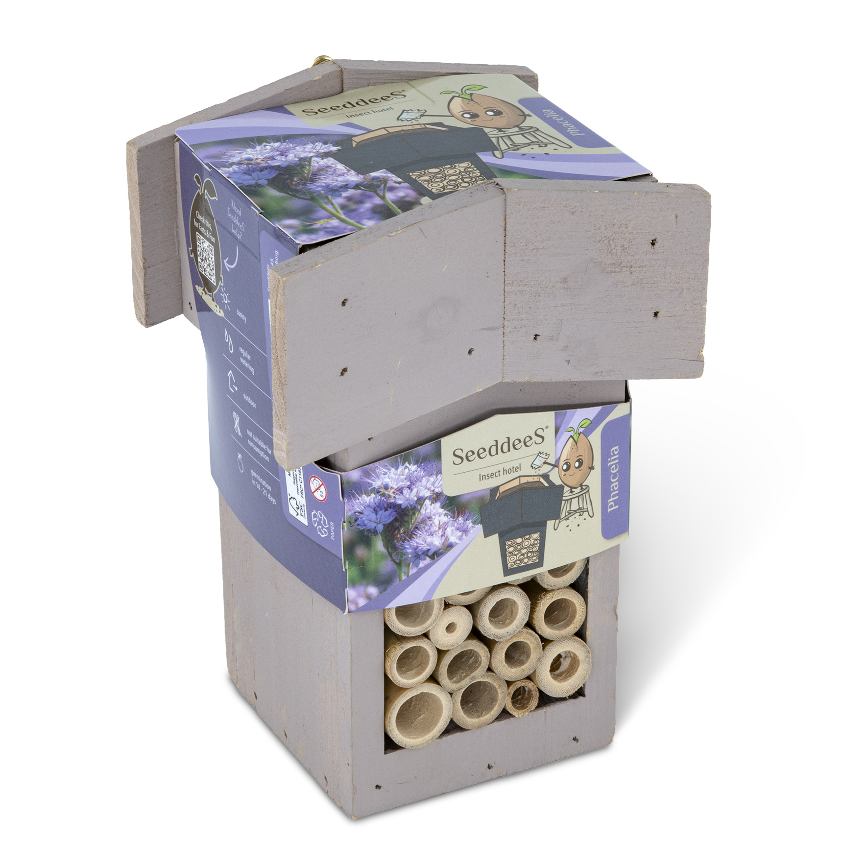 SeeddeeS Insectenhotel Roof - Phacelia